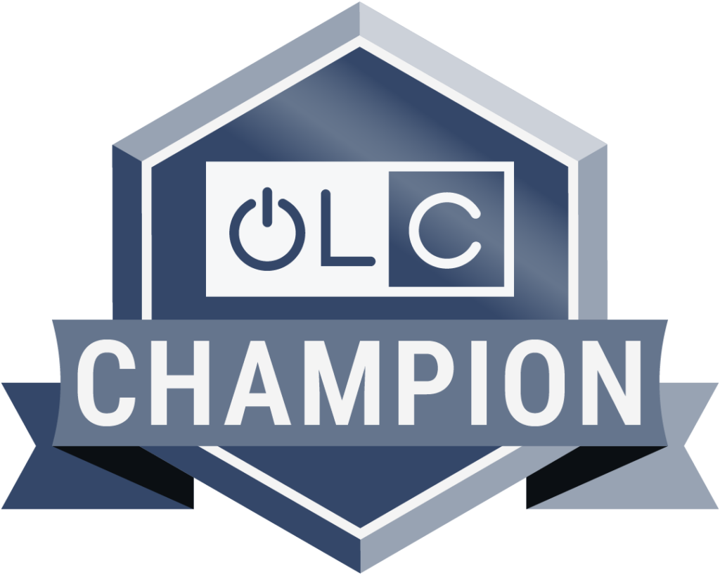 OLC Annual Supporter, Champion-level badge